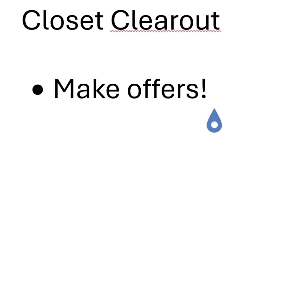 Closet Clearout Offer